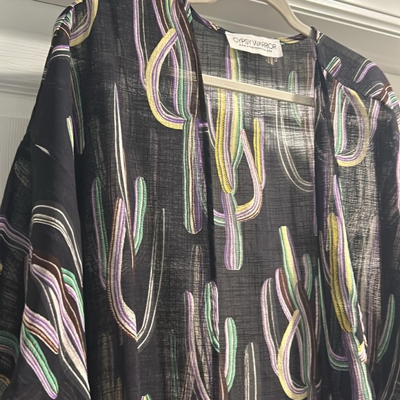 Fun Gypsy Warrior cactus cover up. Never worn before. - Picture 3 of 4